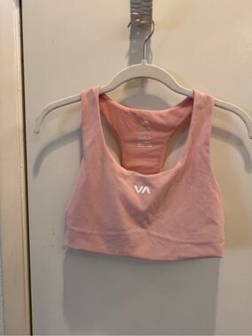 RVCA Blush Pink Racerback Sports Bra small